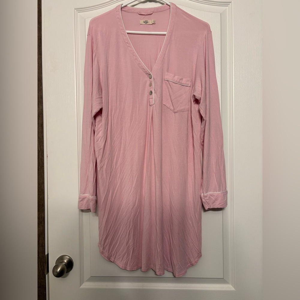 UGG Pink Scoop Neck Night Shirt